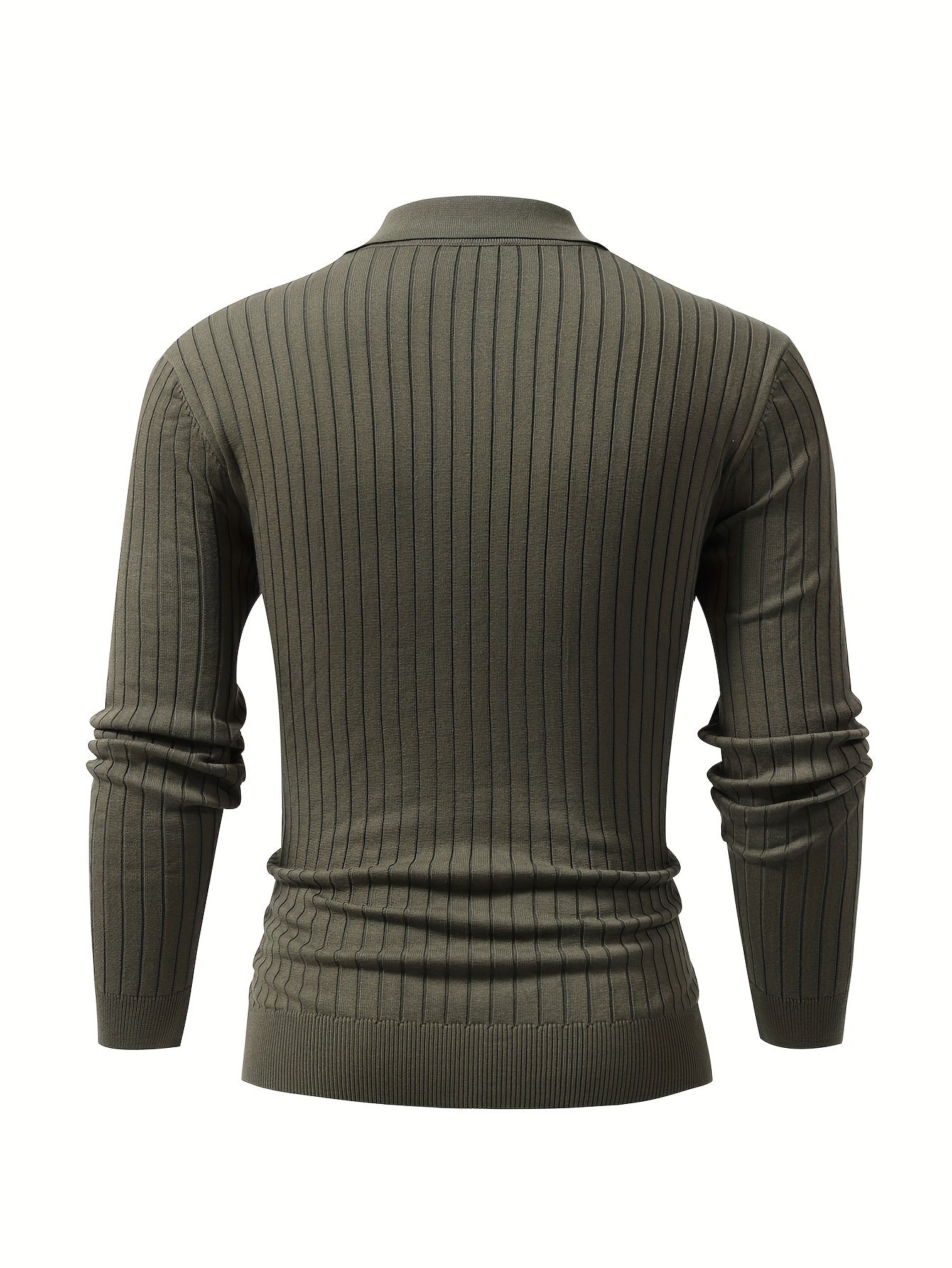 Casual V-Ausschnitt Herrenpullover – Ideal für Kühle Jahreszeiten