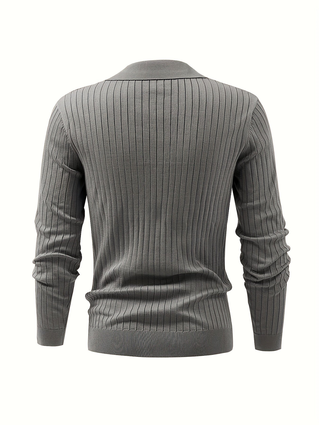 Casual V-Ausschnitt Herrenpullover – Ideal für Kühle Jahreszeiten