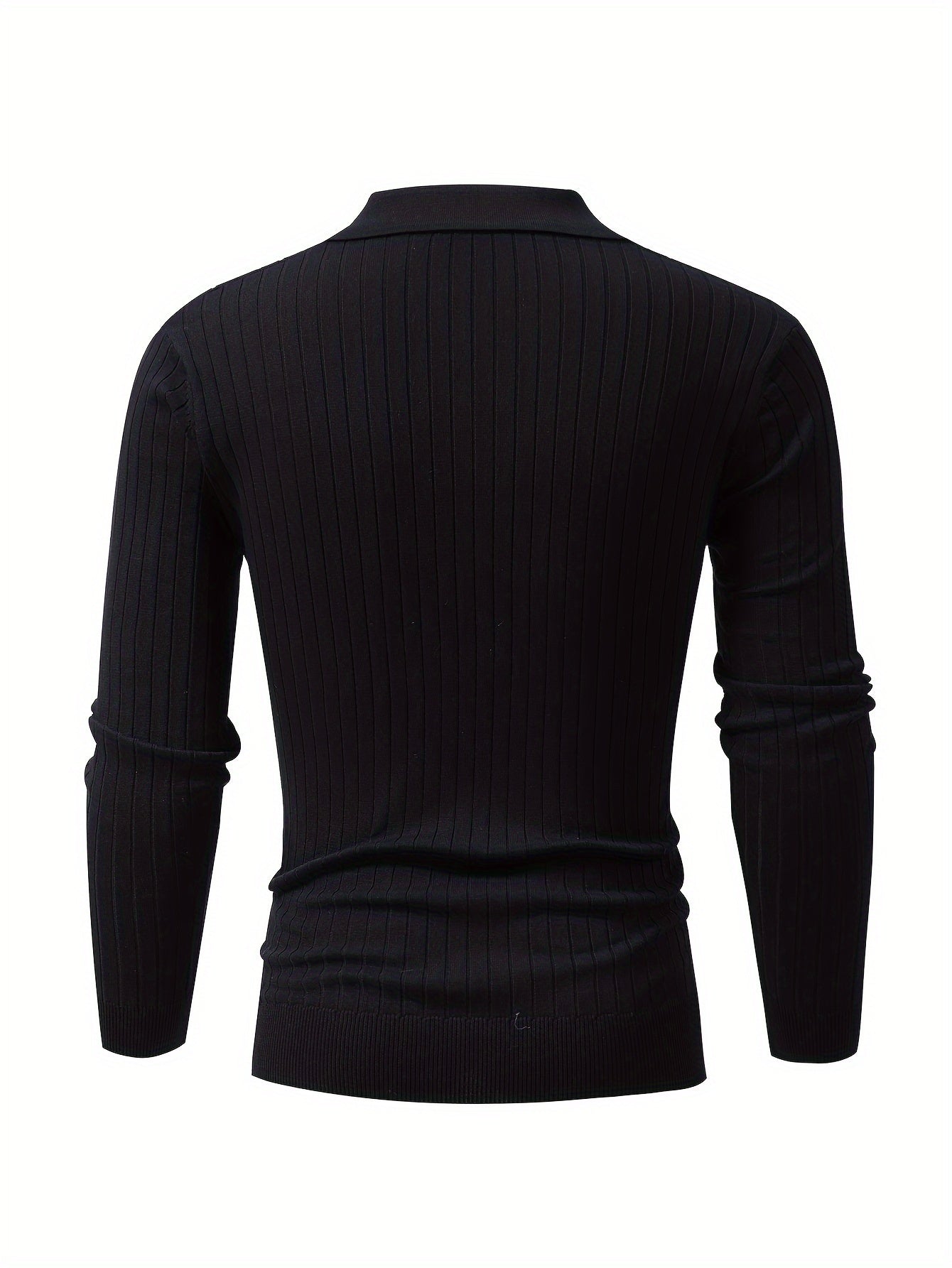 Casual V-Ausschnitt Herrenpullover – Ideal für Kühle Jahreszeiten