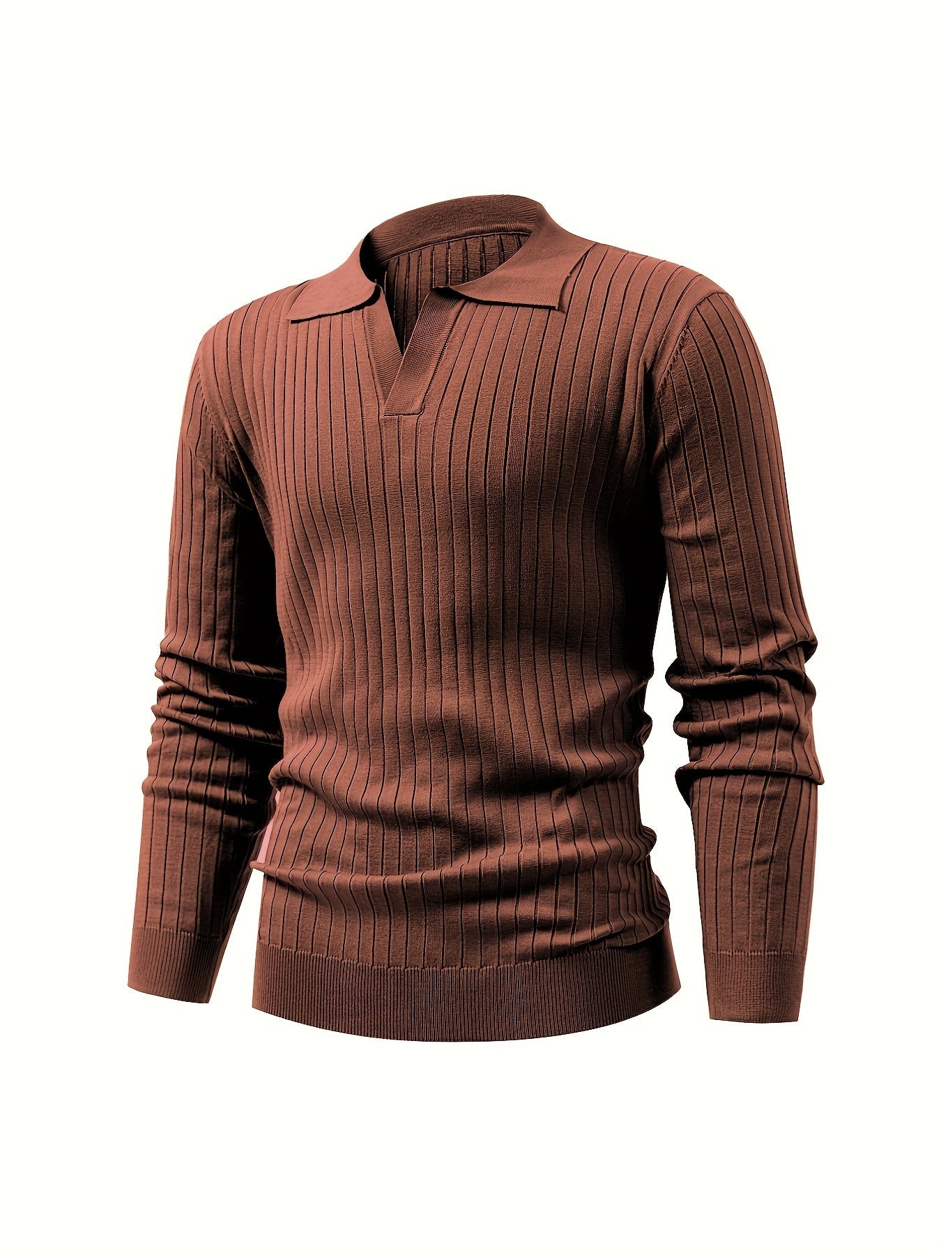 Casual V-Ausschnitt Herrenpullover – Ideal für Kühle Jahreszeiten