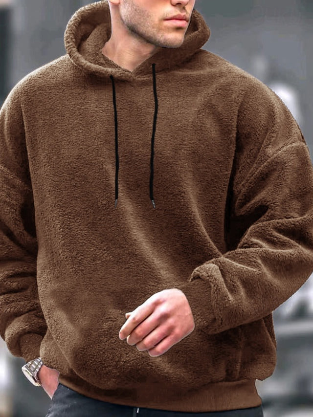 Lässiger Herren Hoodie mit Kapuze und Taschen – Ideal für Freizeit und Sport