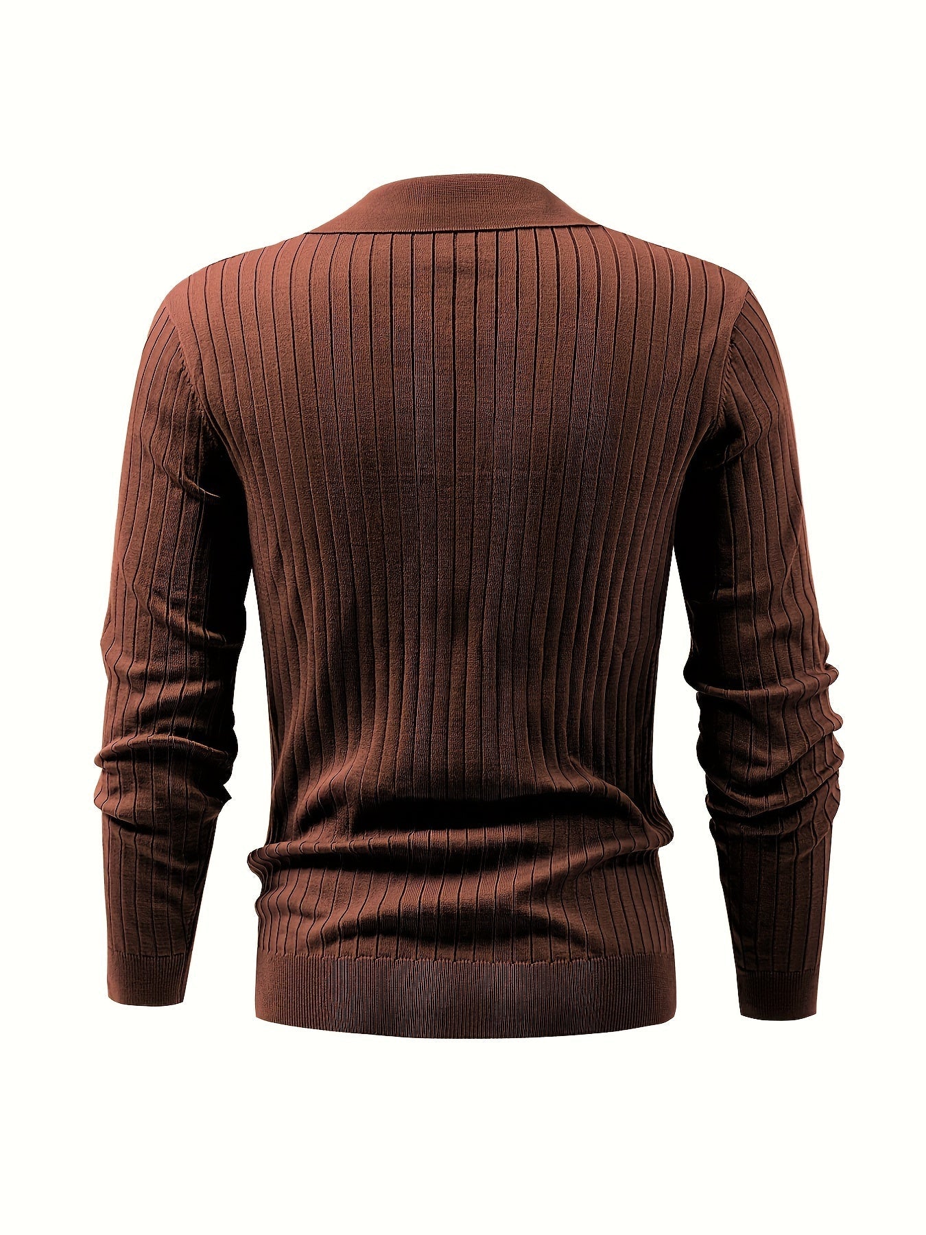 Casual V-Ausschnitt Herrenpullover – Ideal für Kühle Jahreszeiten