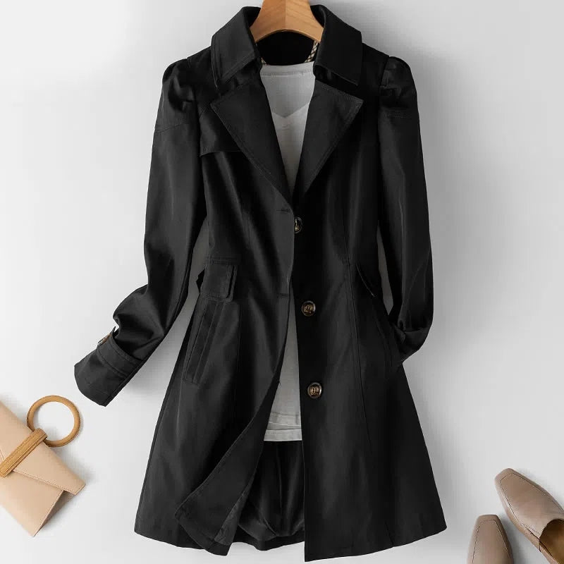 Schicker Midi-Trenchcoat für Damen – Ihr Perfekter Begleiter