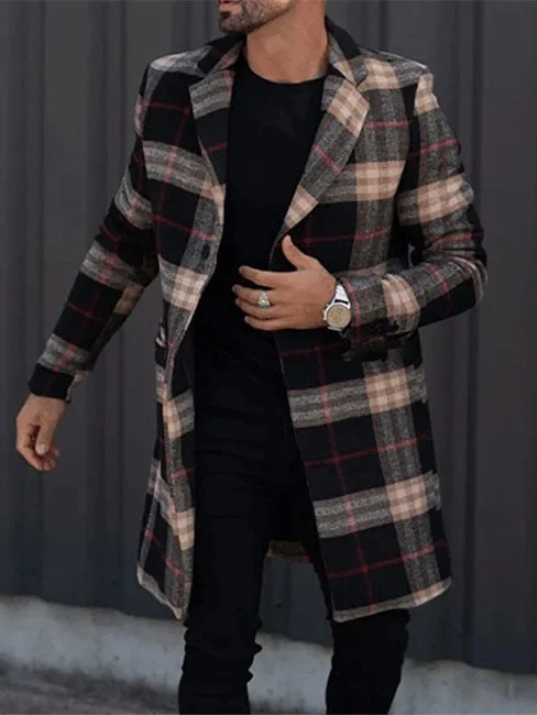 Moderner Herren-Wintermantel – Lässiger Stil für Jeden Tag