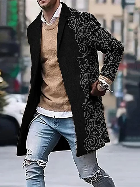 Moderner Herren-Wintermantel – Lässiger Stil für Jeden Tag