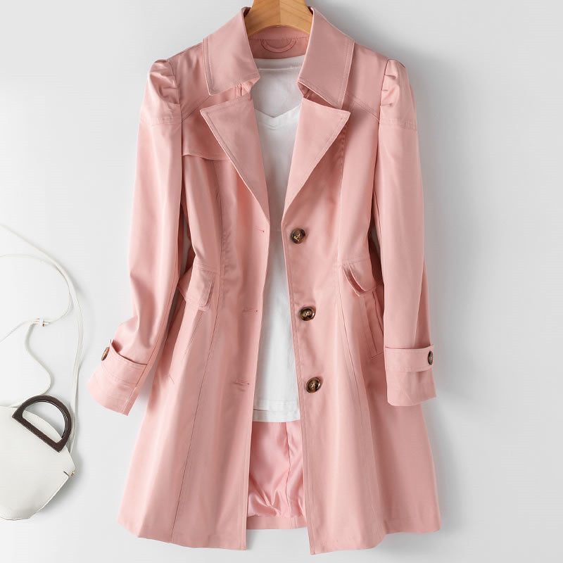 Schicker Midi-Trenchcoat für Damen – Ihr Perfekter Begleiter