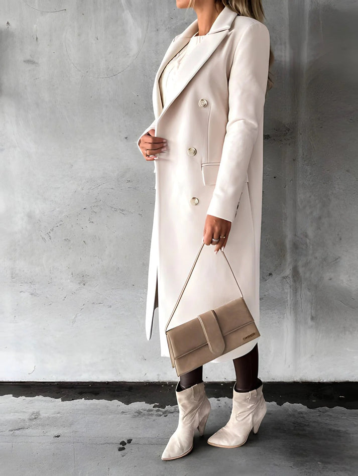 Klassischer Damen Herbst- und Wintermantel – Eleganz im Alltag
