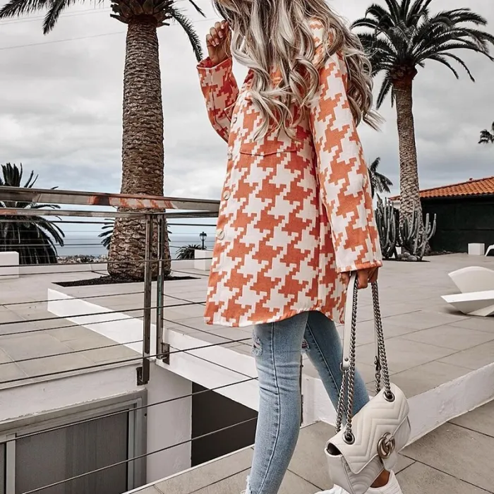 Moderner Damen Trenchcoat mit Langarm – Perfekt für Jeden Tag