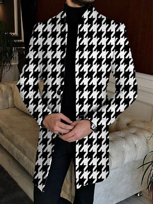 Moderner Herren-Wintermantel – Lässiger Stil für Jeden Tag