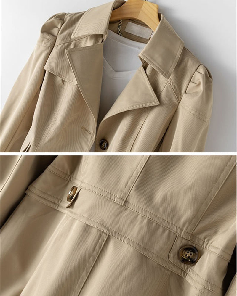 Schicker Midi-Trenchcoat für Damen – Ihr Perfekter Begleiter