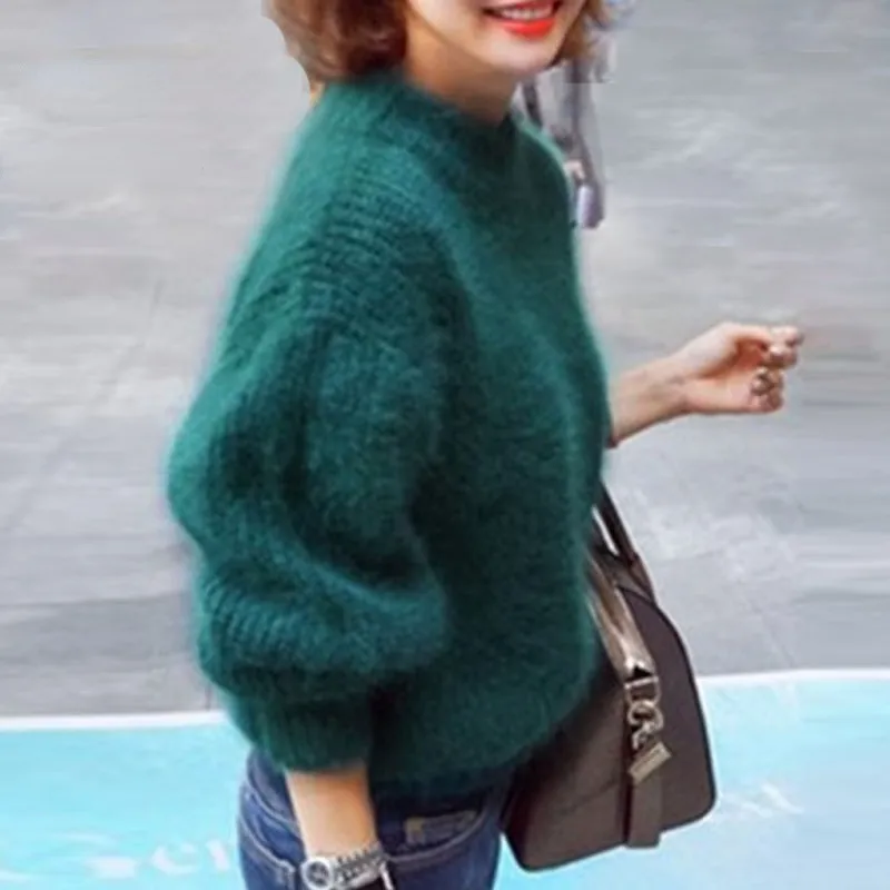 Vintage-Stil Pullover mit Lockerem Schnitt und Klassischem Look