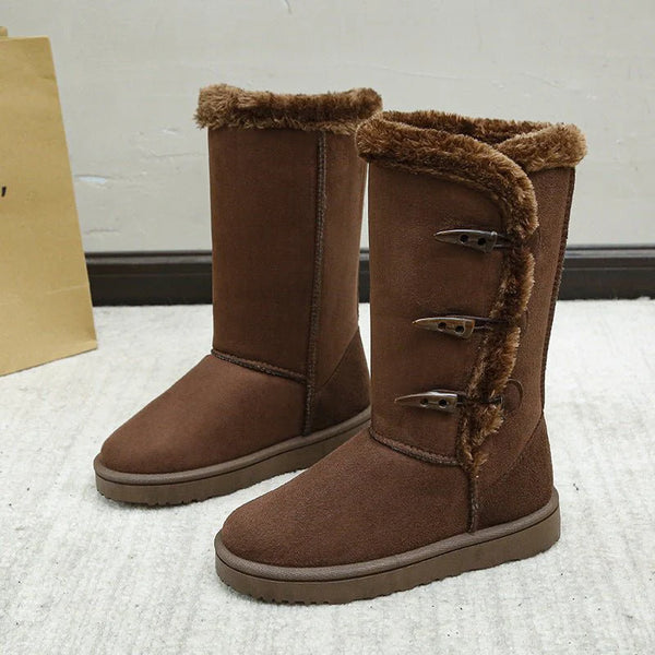 Elegante Winterstiefel mit Zeitgemäßem Look für Stilvolle Frauen