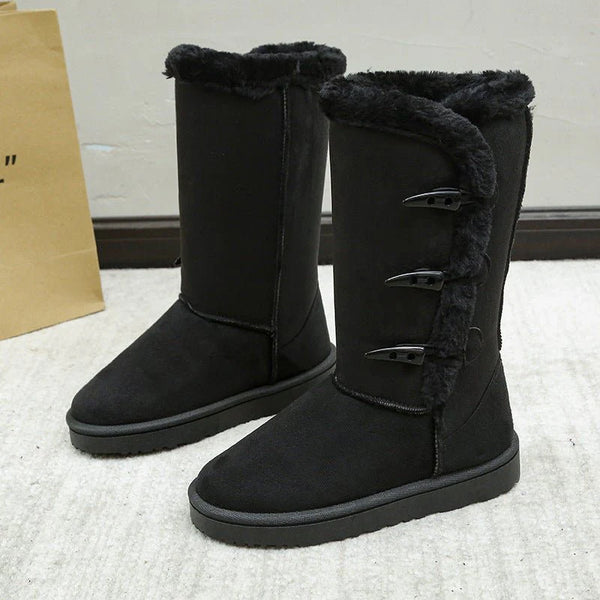Elegante Winterstiefel mit Zeitgemäßem Look für Stilvolle Frauen