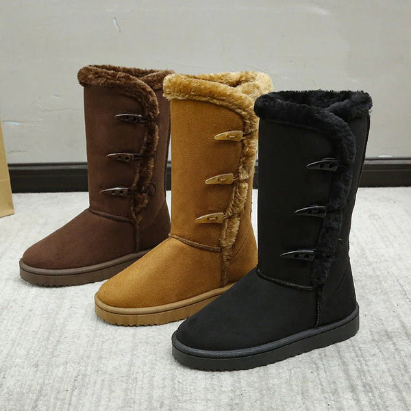 Elegante Winterstiefel mit Zeitgemäßem Look für Stilvolle Frauen