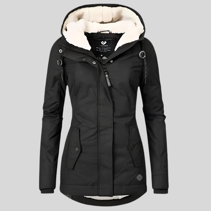 Warmer Langer Wintermantel für Frauen - Ideal bei Kältem Wetter