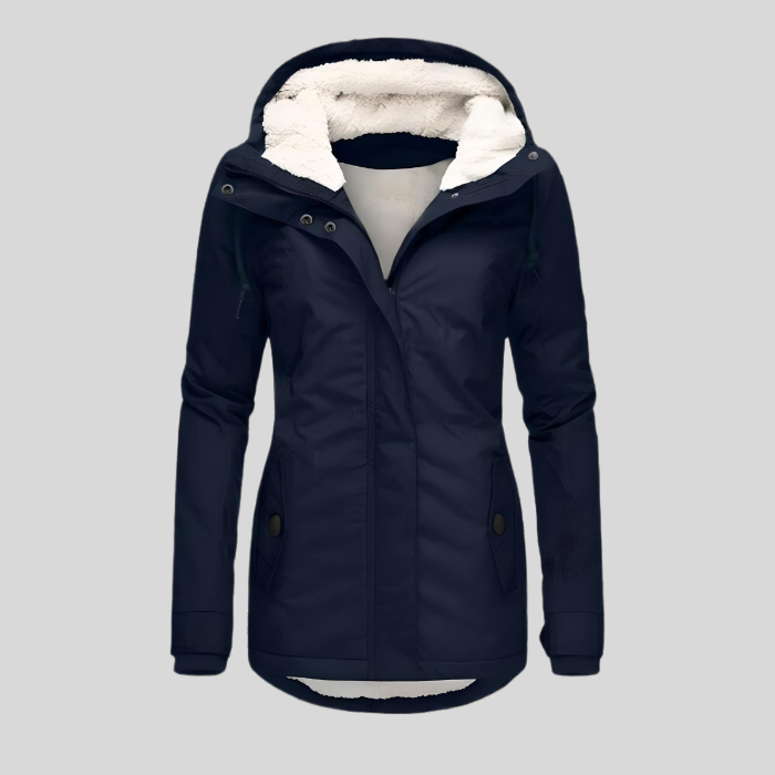 Warmer Langer Wintermantel für Frauen - Ideal bei Kältem Wetter