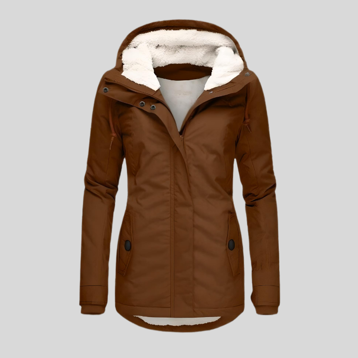 Warmer Langer Wintermantel für Frauen - Ideal bei Kältem Wetter