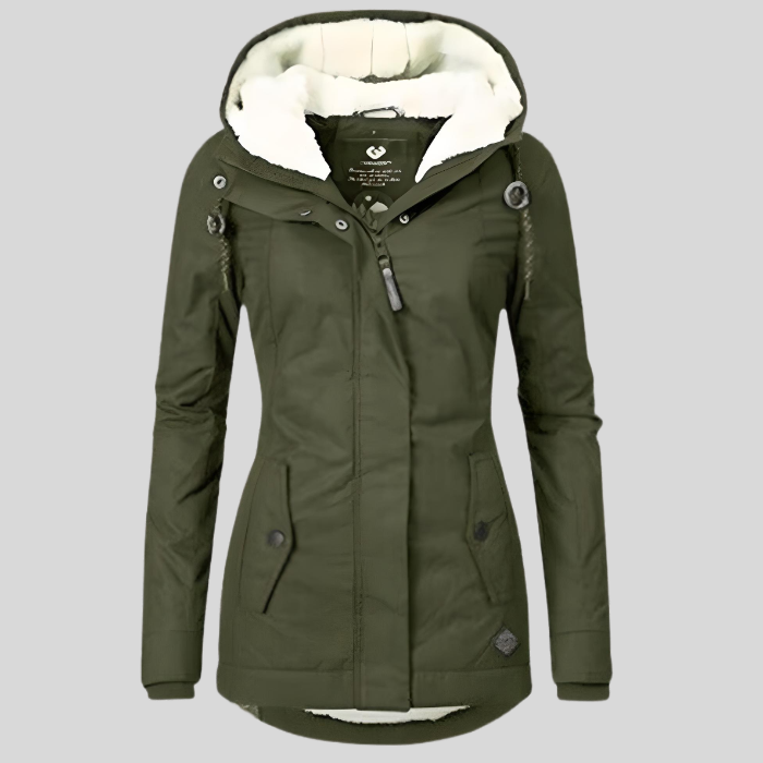 Warmer Langer Wintermantel für Frauen - Ideal bei Kältem Wetter