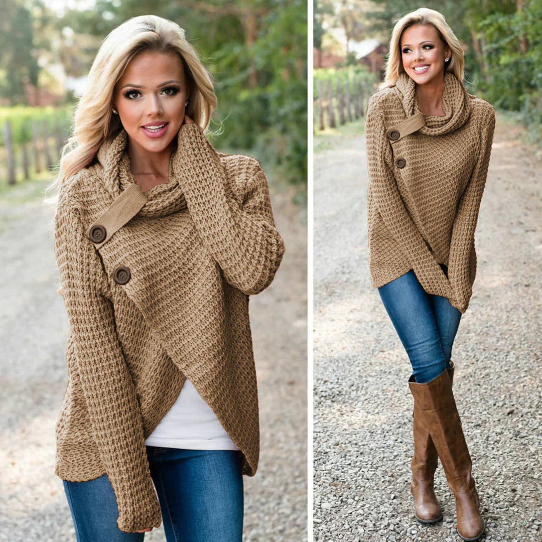 Trendiger Gestrickter Pullover für Komfort und Stil
