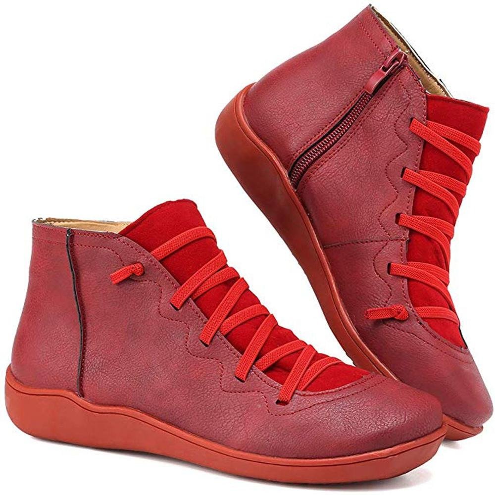 Stylische Kurzstiefel für Damen mit Modernem Schnür-Detail – Bequem und Modisch