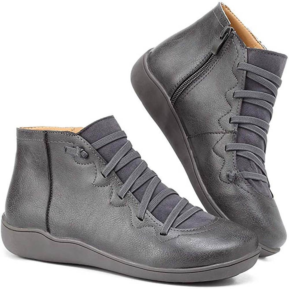 Stylische Kurzstiefel für Damen mit Modernem Schnür-Detail – Bequem und Modisch