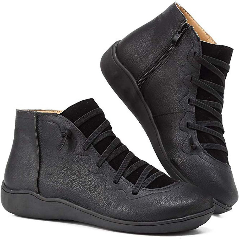 Stylische Kurzstiefel für Damen mit Modernem Schnür-Detail – Bequem und Modisch