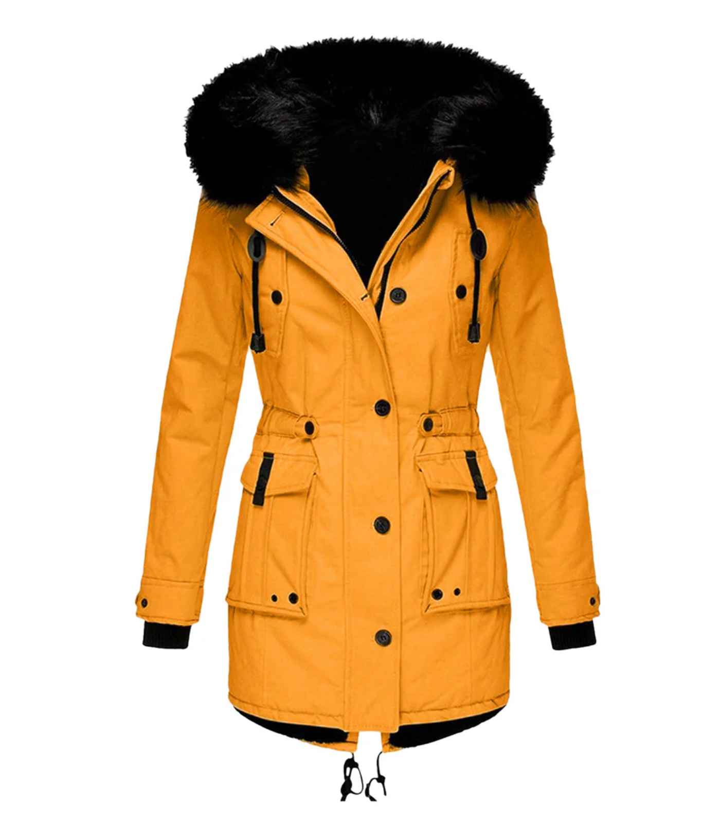 Elegante Lange Winterjacke für Damen - Perfekt für Kalte Tage