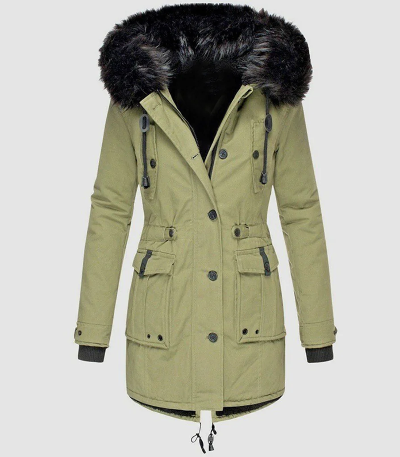 Elegante Lange Winterjacke für Damen - Perfekt für Kalte Tage
