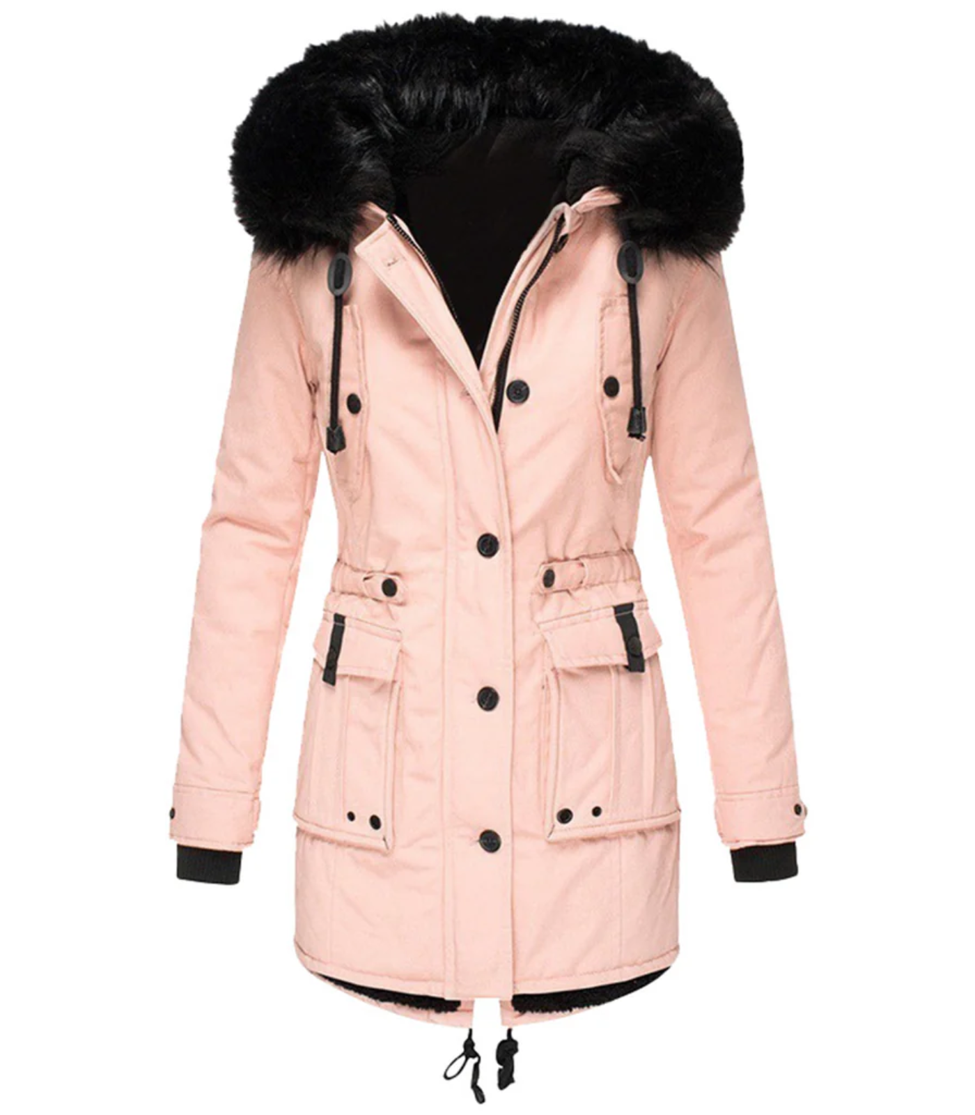 Elegante Lange Winterjacke für Damen - Perfekt für Kalte Tage