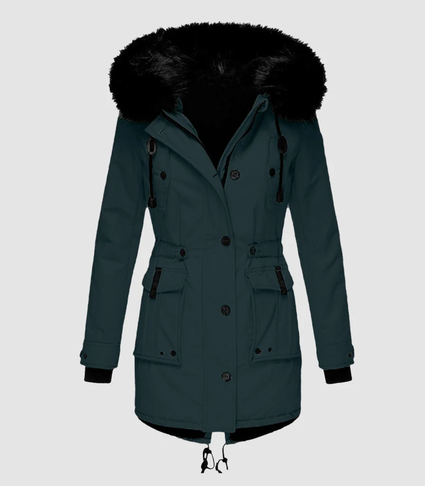 Elegante Lange Winterjacke für Damen - Perfekt für Kalte Tage