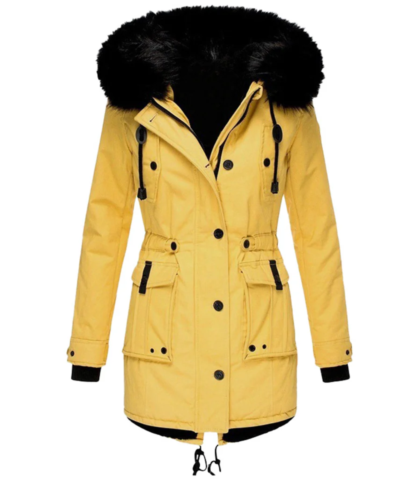 Elegante Lange Winterjacke für Damen - Perfekt für Kalte Tage