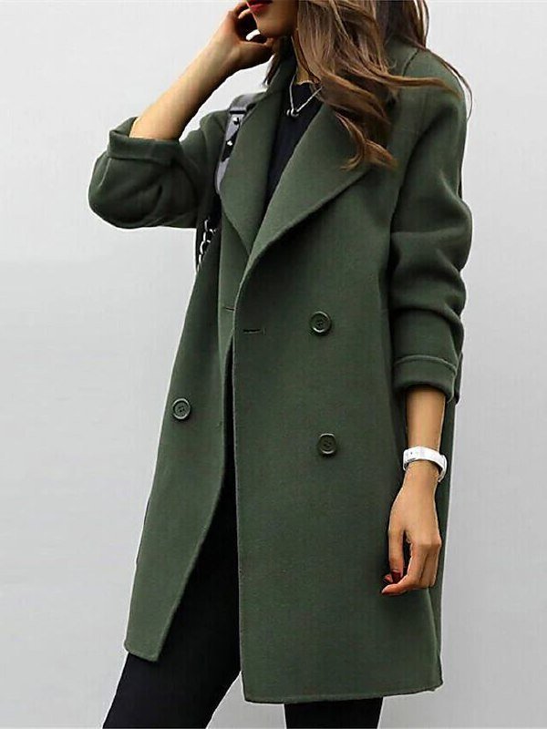 Klassischer und stilvoller Damenmantel – Perfekt für jeden Look