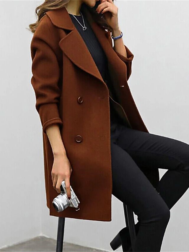 Klassischer und stilvoller Damenmantel – Perfekt für jeden Look