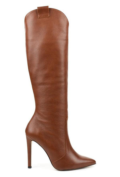 Elegante Damenstiefel mit Hohem Absatz und Modernem Design