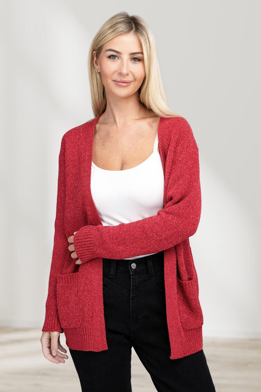 Damen-Cardigan mit Offener Front – Lässiger und Eleganter Stil