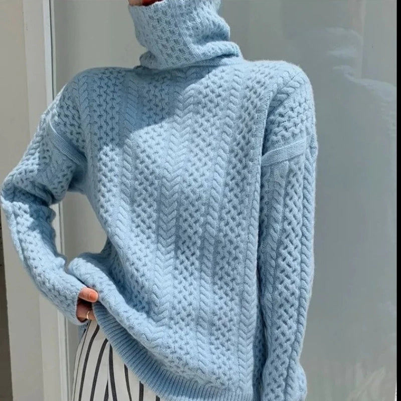 Kaschmir-Couture-Rollkragenpullover