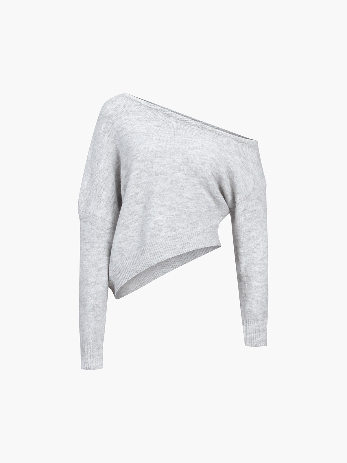 Asymmetrischer Pullover mit Einseitiger Schulter für Ein Modernes Outfit