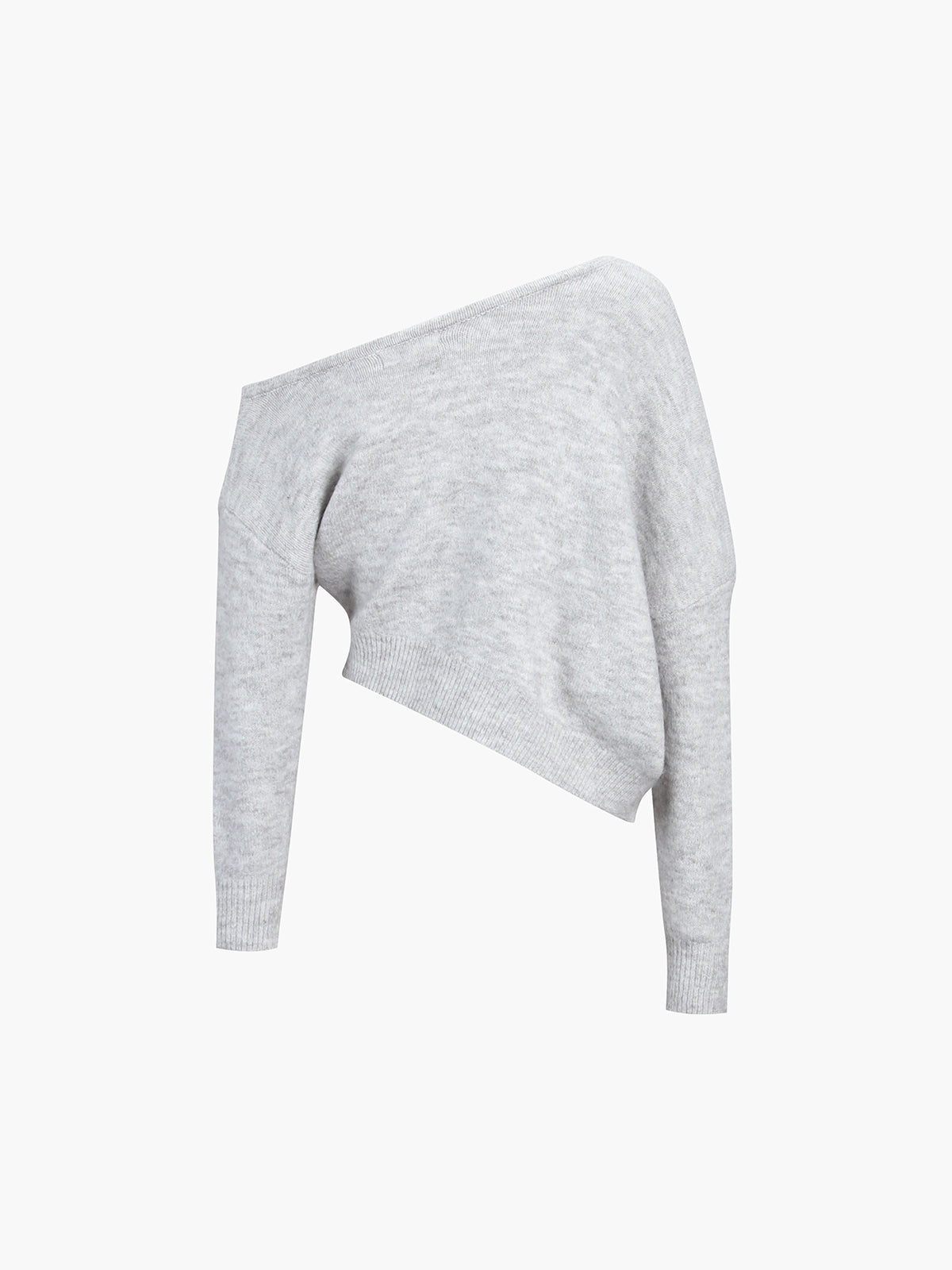 Asymmetrischer Pullover mit Einseitiger Schulter für Ein Modernes Outfit