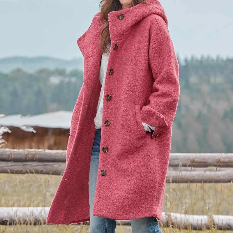 Warmer Wintermantel für Damen – Ideal für Elegante Winterlooks