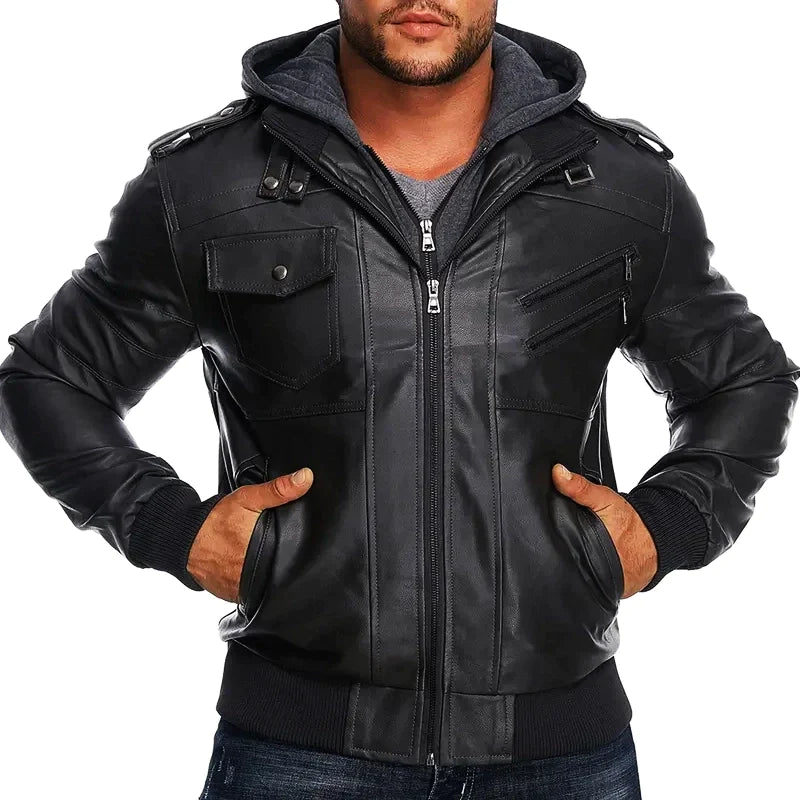 Lederjacke