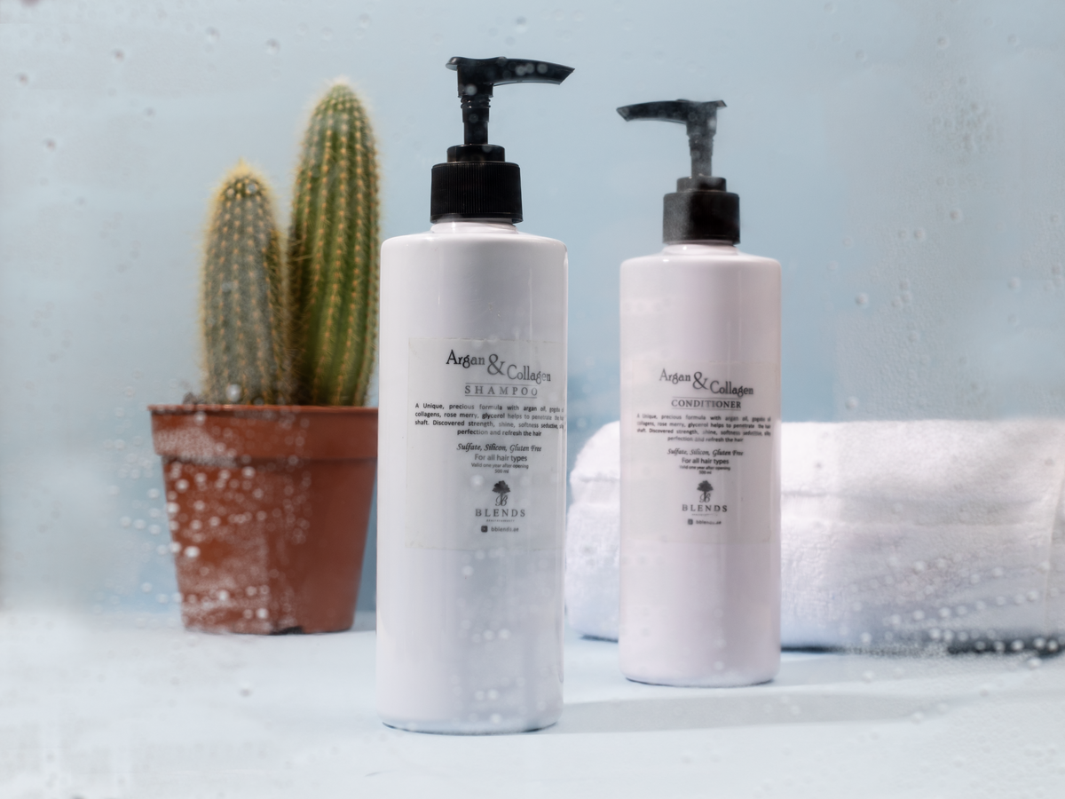 Argan & Collagen Shampoo & Conditioner Set
