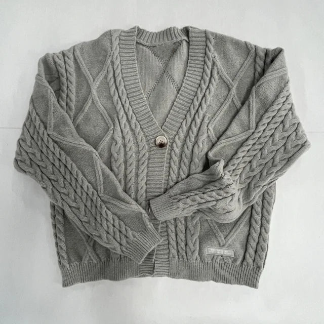 Strickpullover mit V-Ausschnitt für Damen