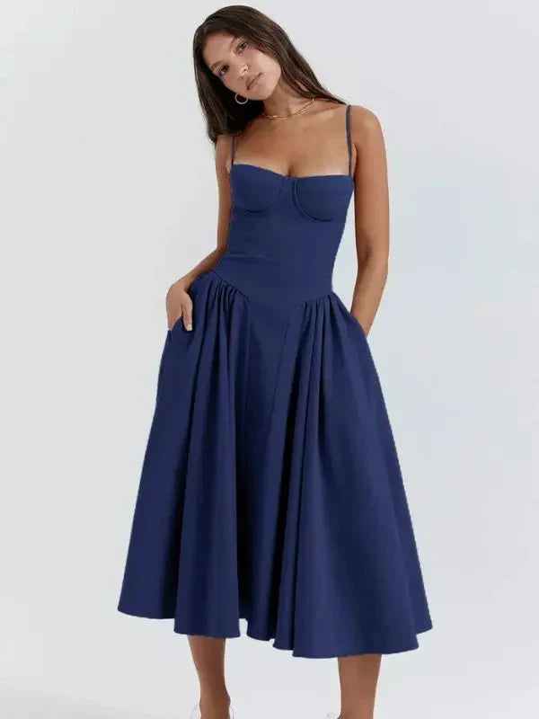 Kleid mit Blumenmuster für elegante Damen