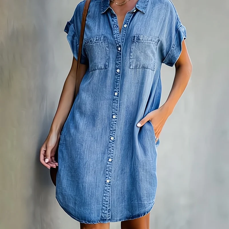 Damen Denim-Jurk