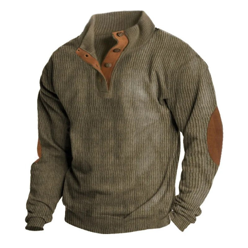 Outdoor-Lässiges Rollkragen-Langarm-Sweatshirt für Herren