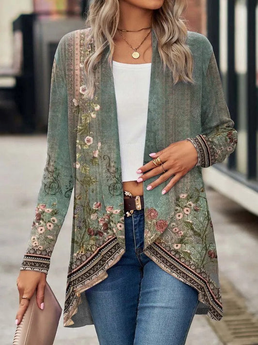 Gestrickter Kimono-Cardigan