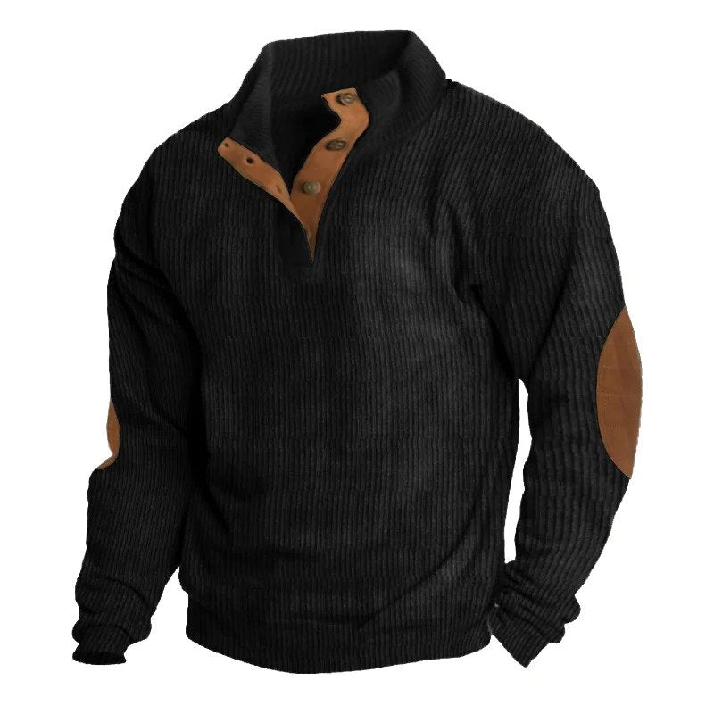 Outdoor-Lässiges Rollkragen-Langarm-Sweatshirt für Herren