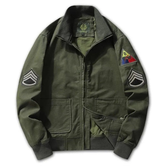 Vintage Militär-Tankjacke