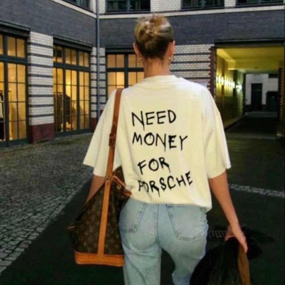 T-Shirt "Brauche Geld"