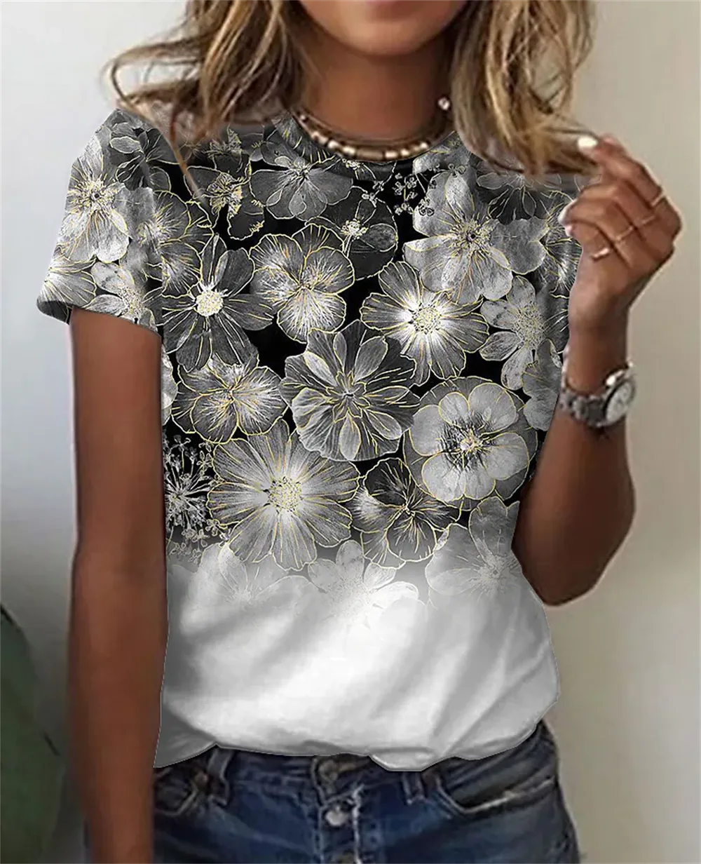 Kurzarm-T-Shirt für Frauen